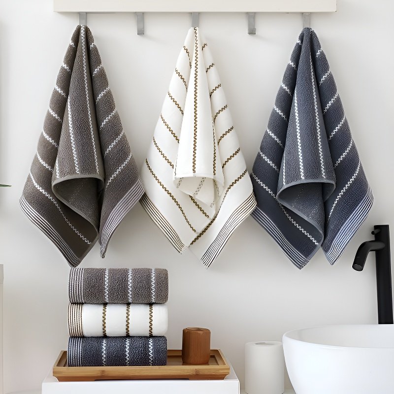 加厚洗臉棉質面巾柔軟吸水毛巾