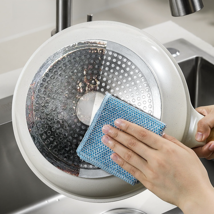 여러 겹으로 된 양면 은사 행주