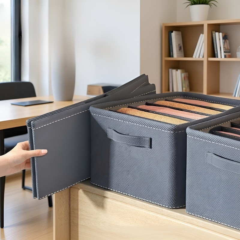 Extra-Large Collapsible Storage Bin for Closet and Bedroom Organization