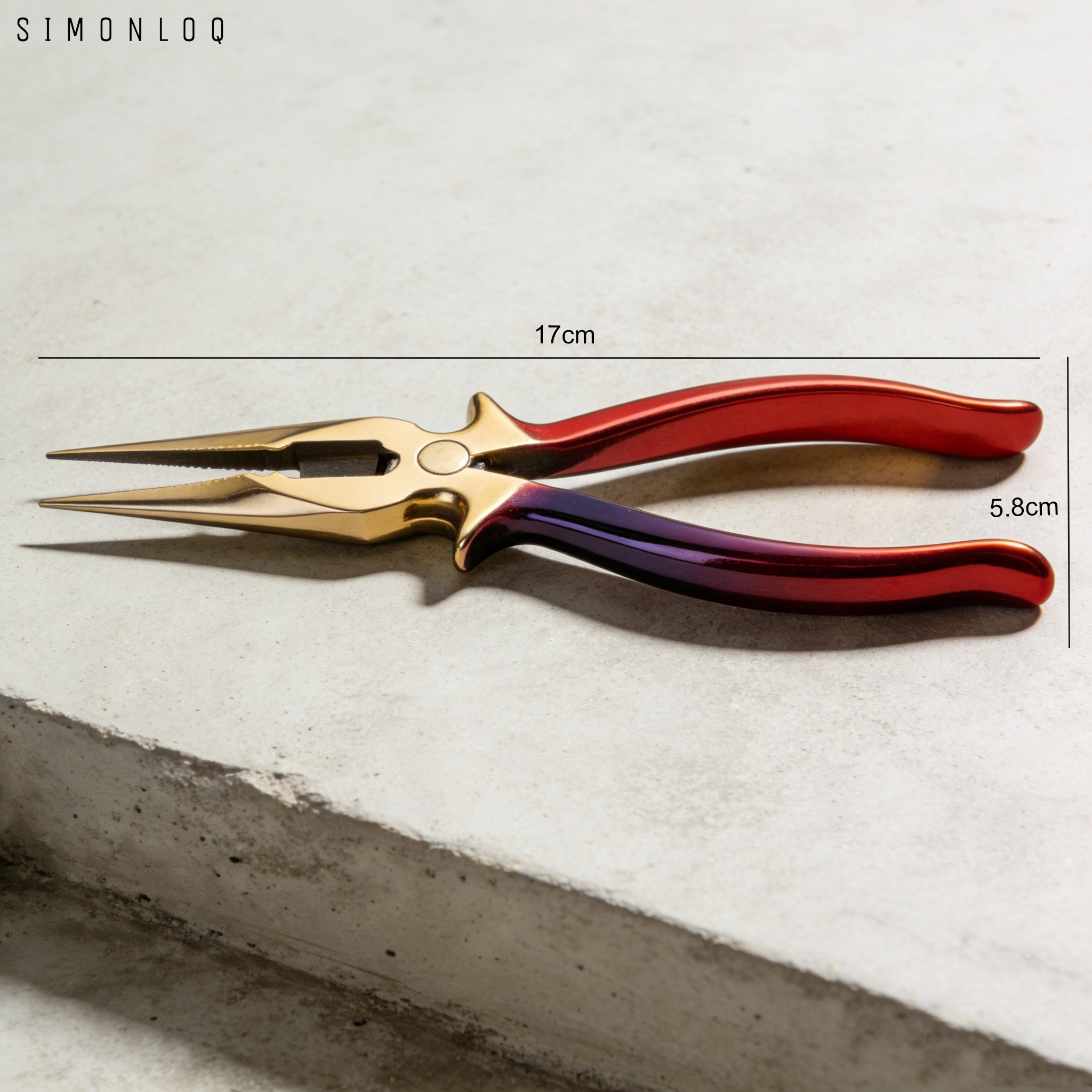 คีมปากแหลมสำหรับจับชิ้นส่วนเล็ก