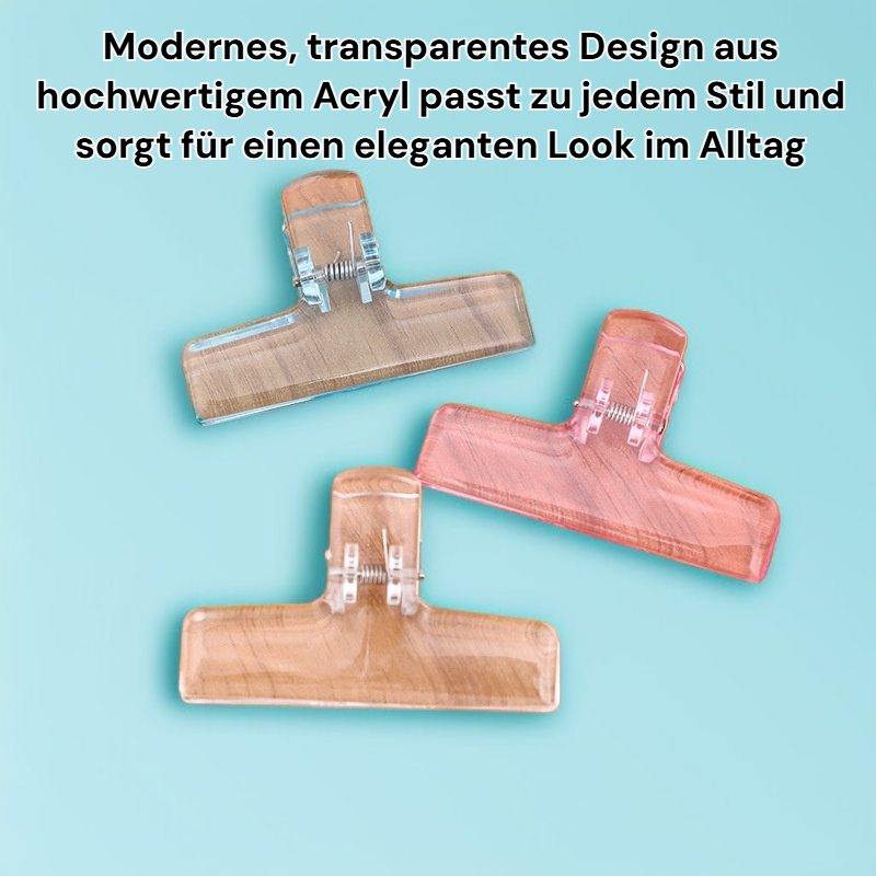 Transparenter Acryl-Jelly-Clip