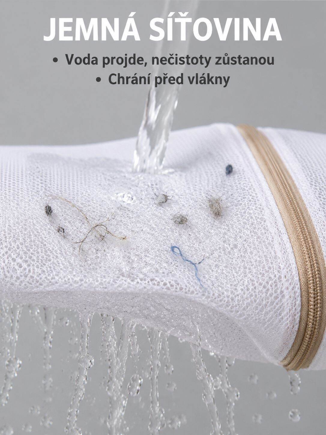 Prací sáček chránící spodní prádlo před poškozením