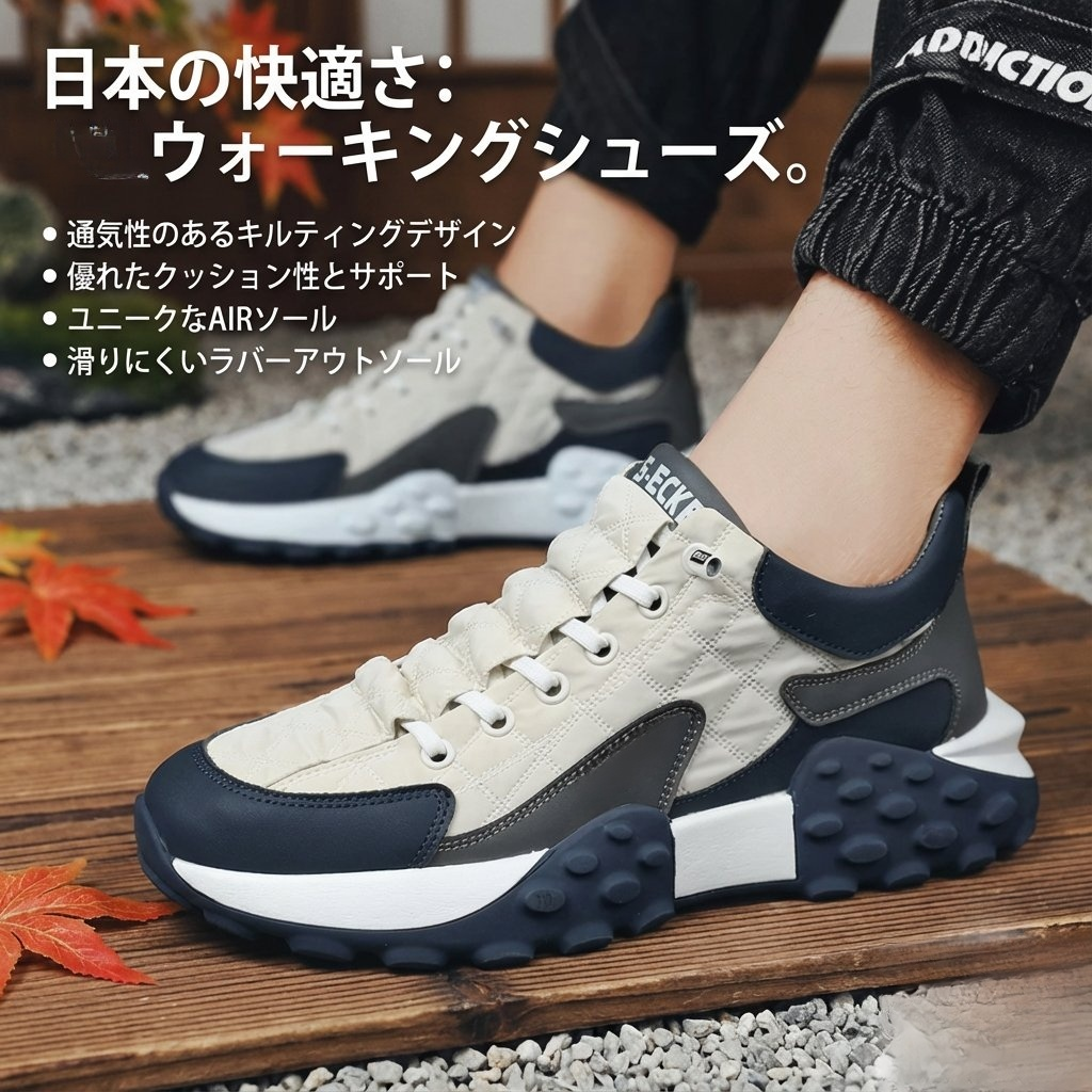 タイヤアウトソールスニーカー