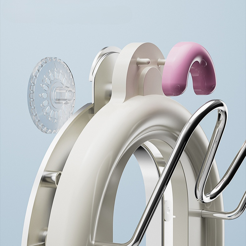 Soporte de tapa de olla de pared multicapa con ventosa