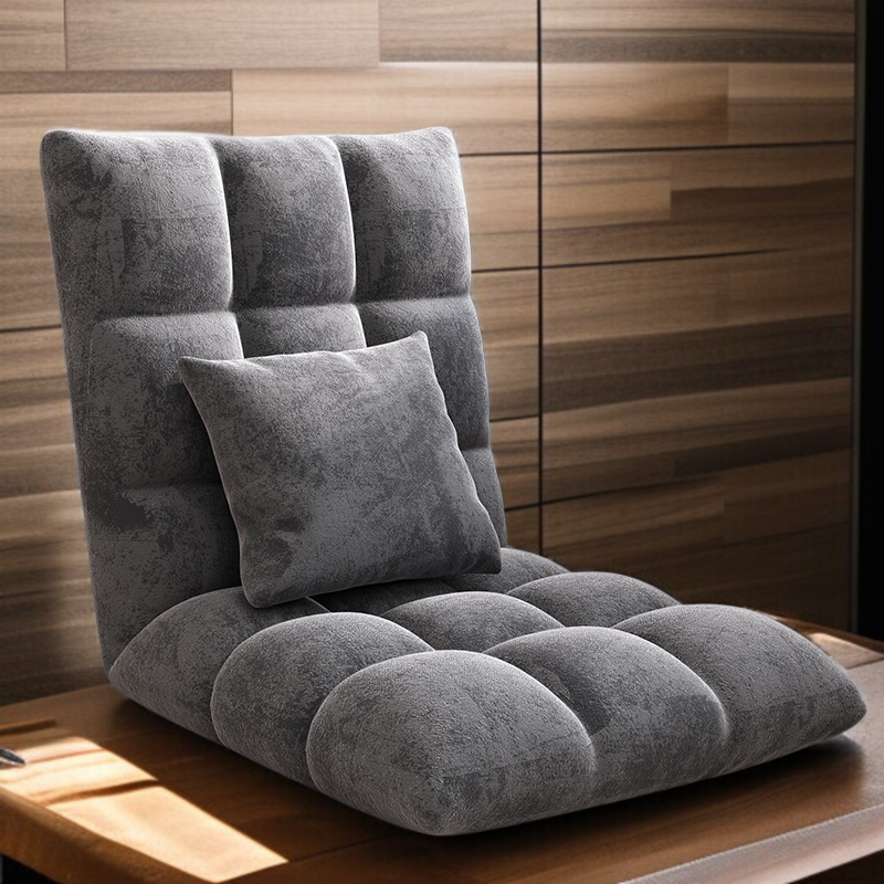 Cute folding floor chair lazy sofa bed single dormitory bedroom balcony tatami