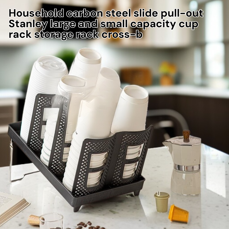 Divided Design Paper Cup Rack Tea Bar Cup Organizer