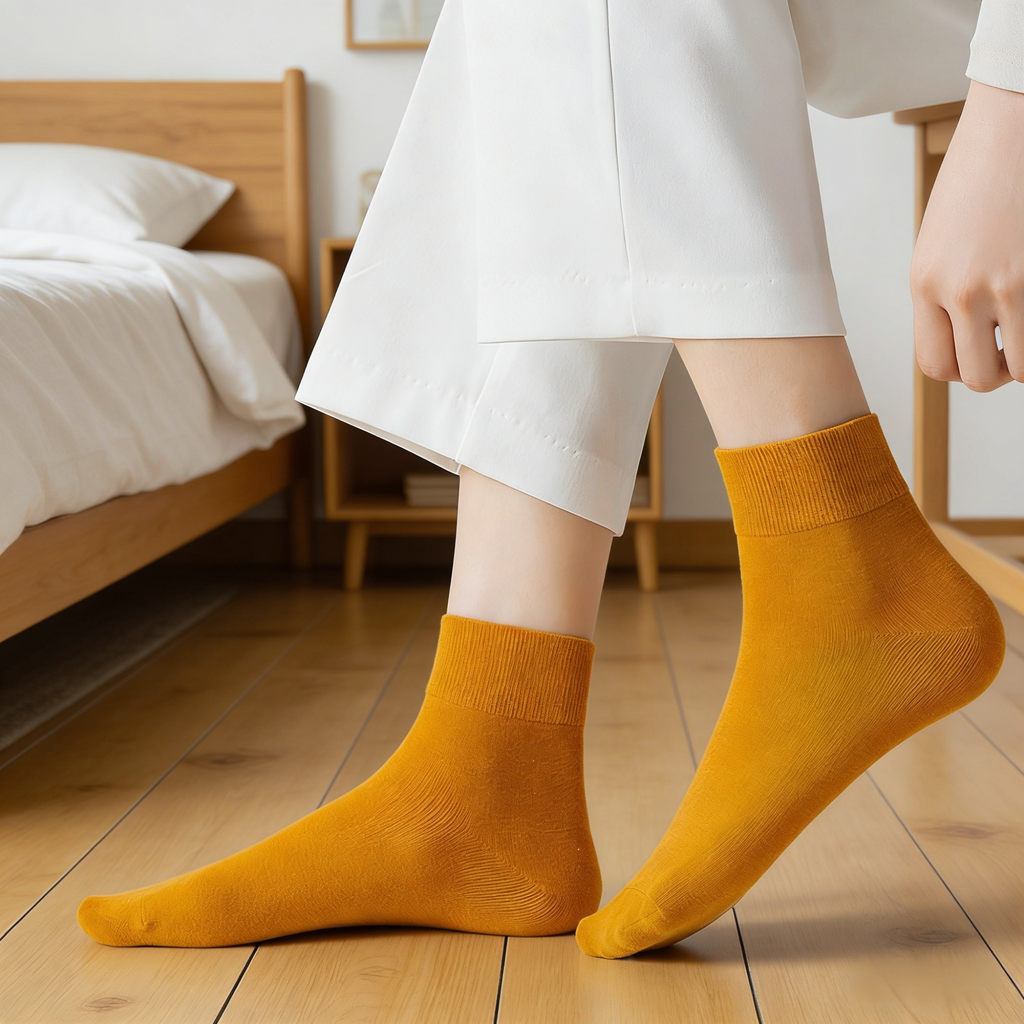 Women's breathable mesh knee-high socks