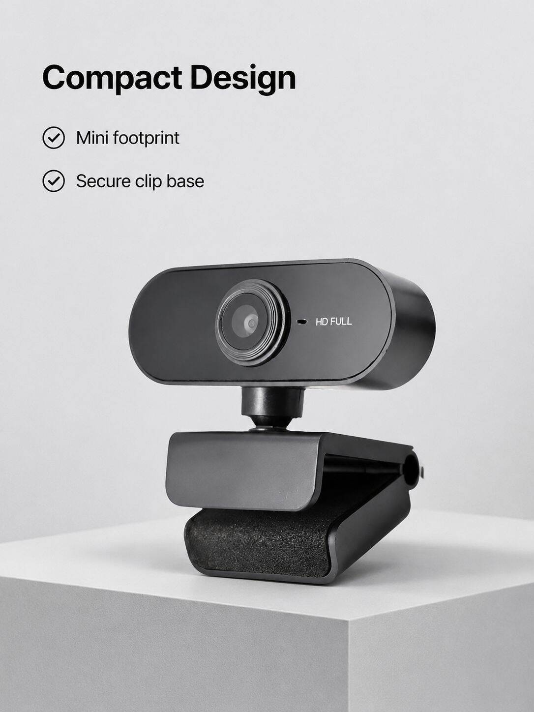 HD 1080P 2K USB Webcam for Desktop/Laptop Live Streaming Online Classes