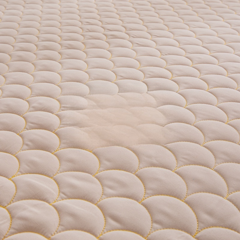 Pure Cotton Fitted Mattress Protector Non-slip Washed Cotton