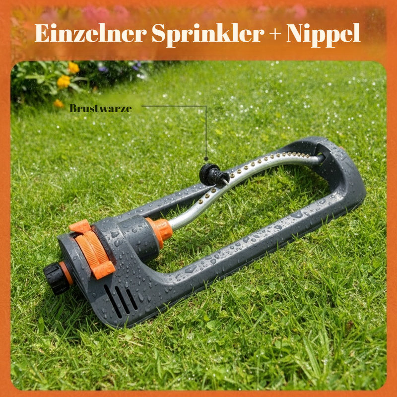 180° Automatischer Schwenk-Sprinkler mit 19 Düsen