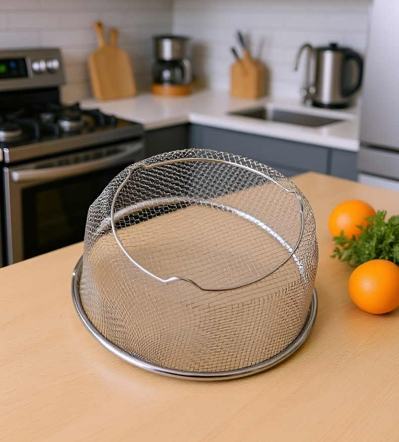 野菜の水切りに最適なステンレスストレーナー
