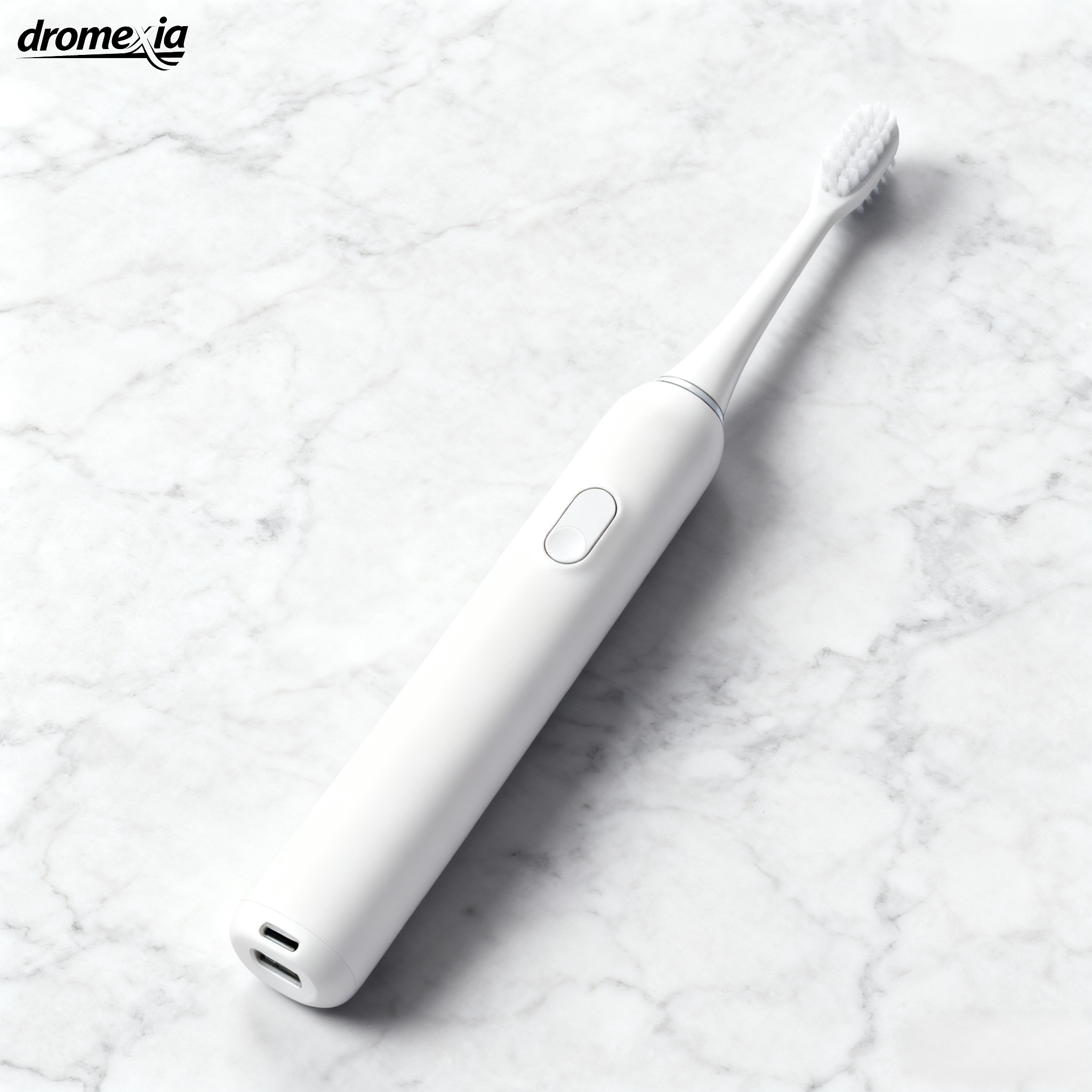 자동 전동칫솔 사용 장면