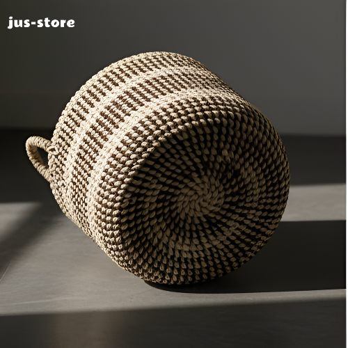 Hand-woven storage basket (8 pieces)