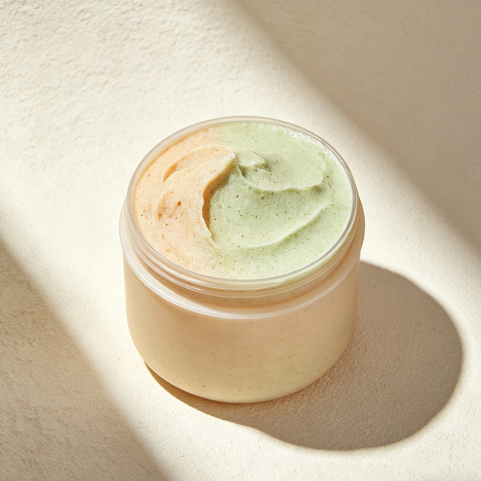 Peeling do ciała o zapachu róży w eleganckim słoiczku