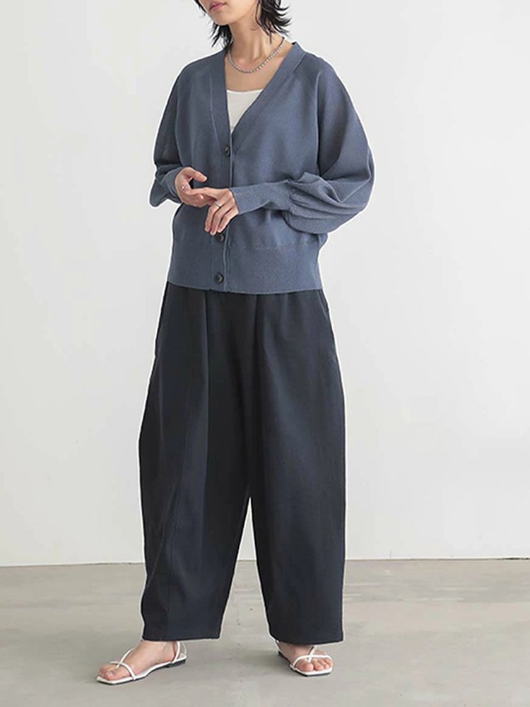Monolly 春夏用バルーンワイドパンツ