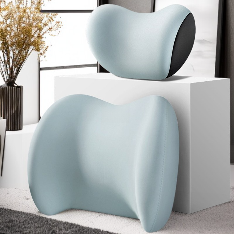 車載ヘッドレストネックパッド 快適メモリーフォーム腰枕 四季対応