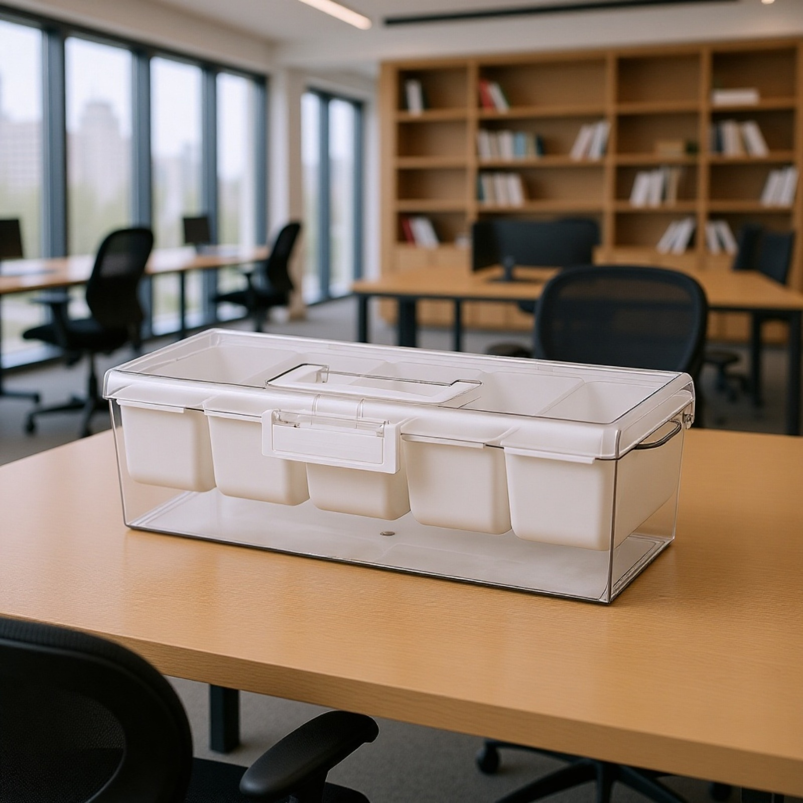 Portable food storage container