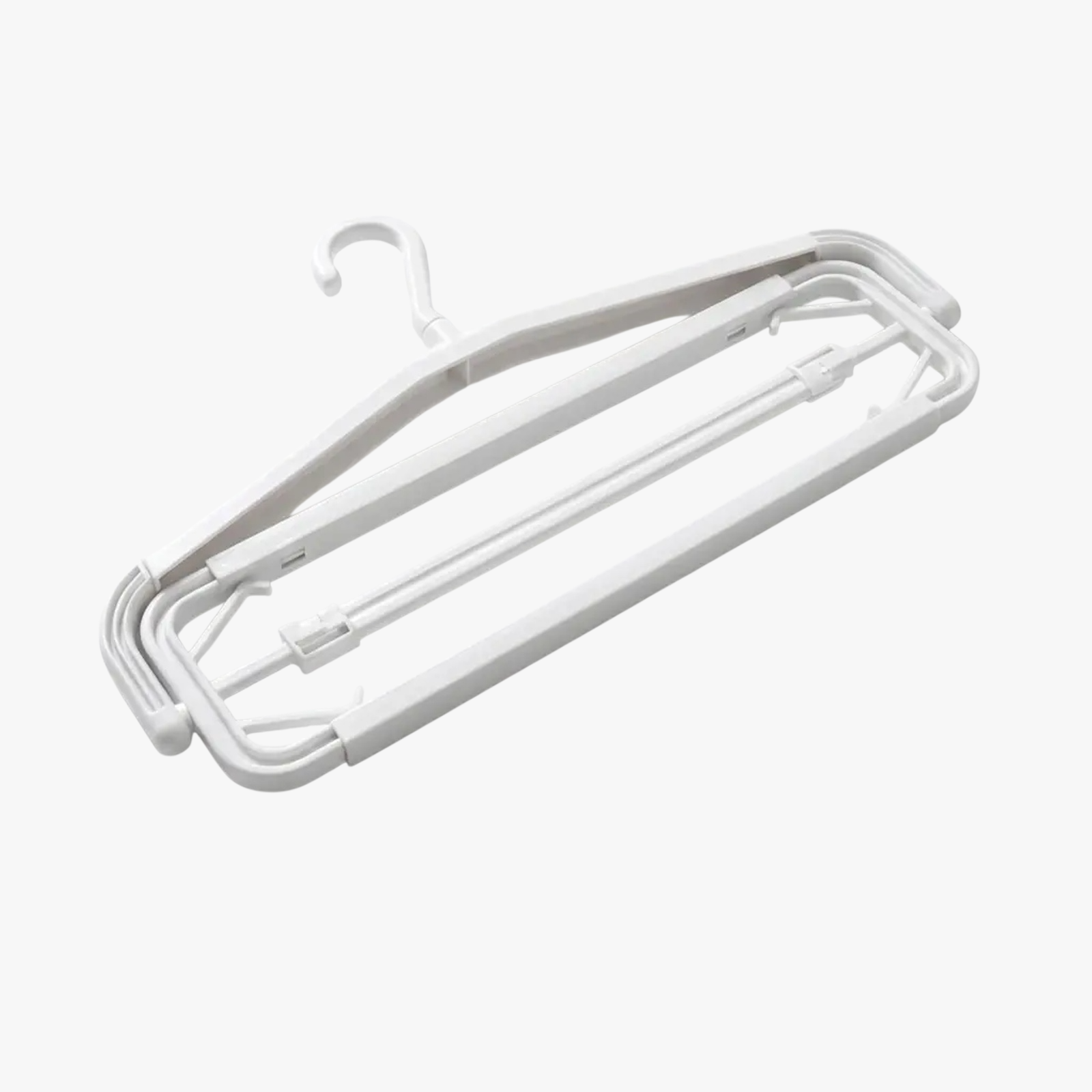 3D Space Expandable Towel and Clothes Hanger Combo, 39cm to 63cm, 3-Pack/5-Pack