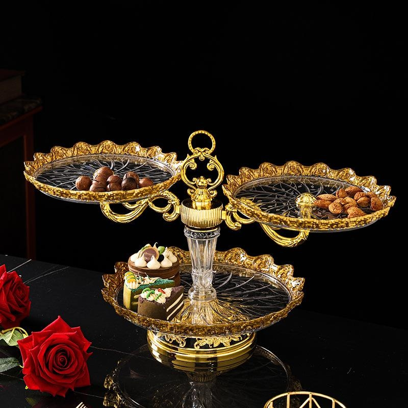 Golden Baking and Cake Plates