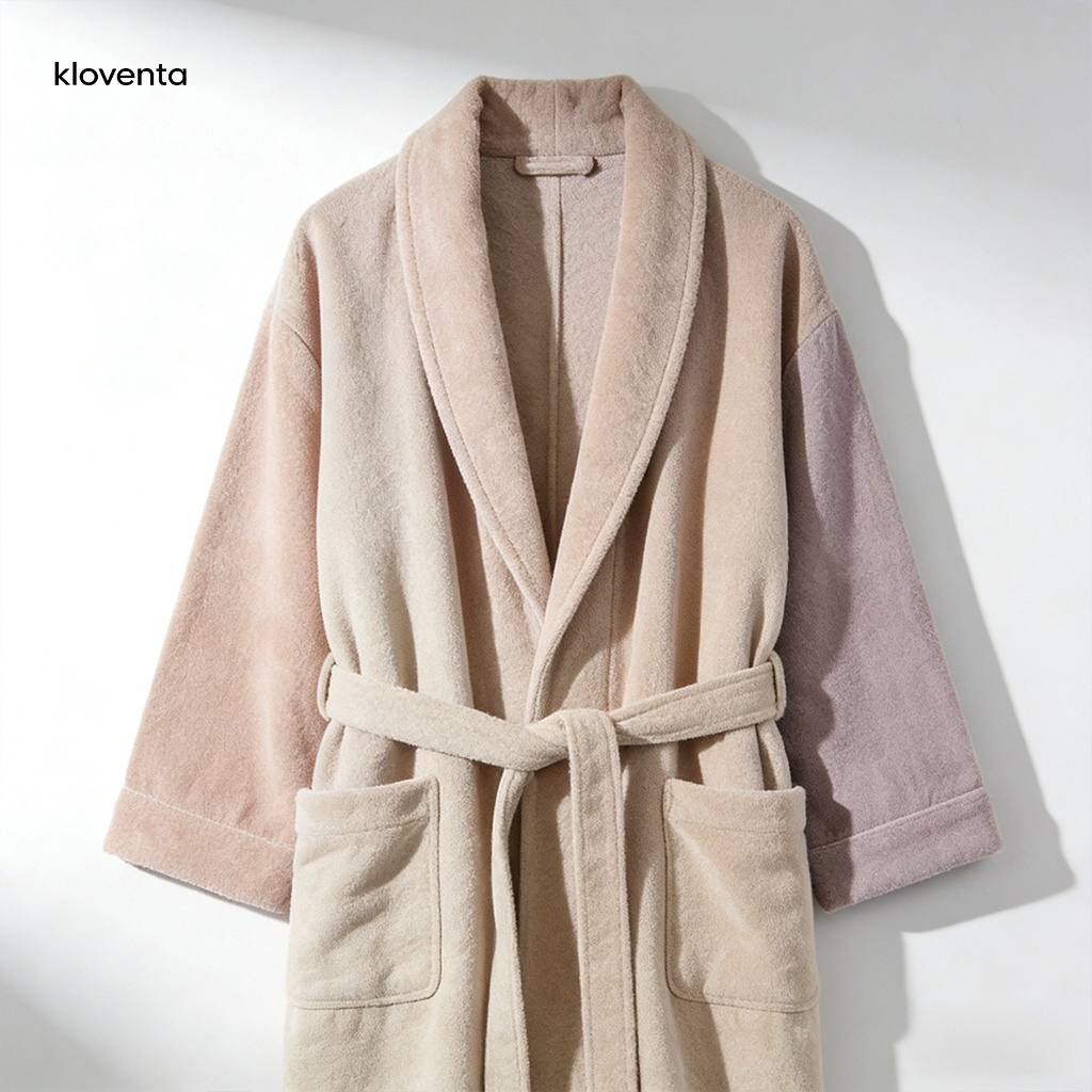 면 소재 목욕가운