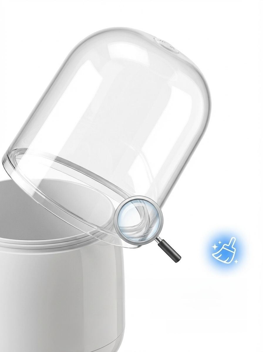 防水仕様のメイクブラシ収納バケツ