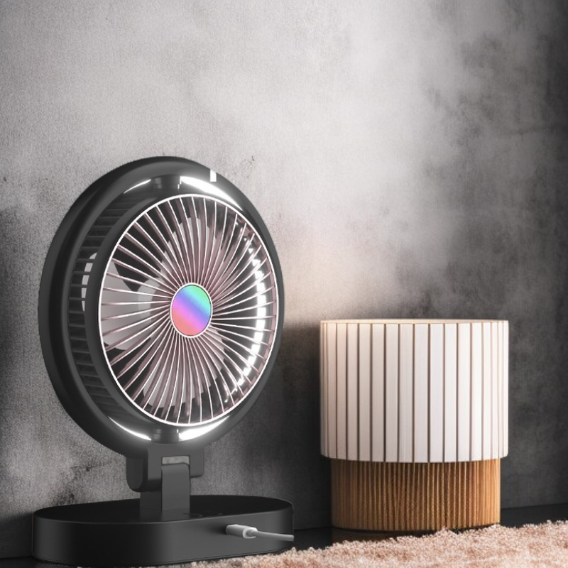 소형 휴대용 무음 탁상 선풍기, USB 충전 다기능 사무실 선풍기