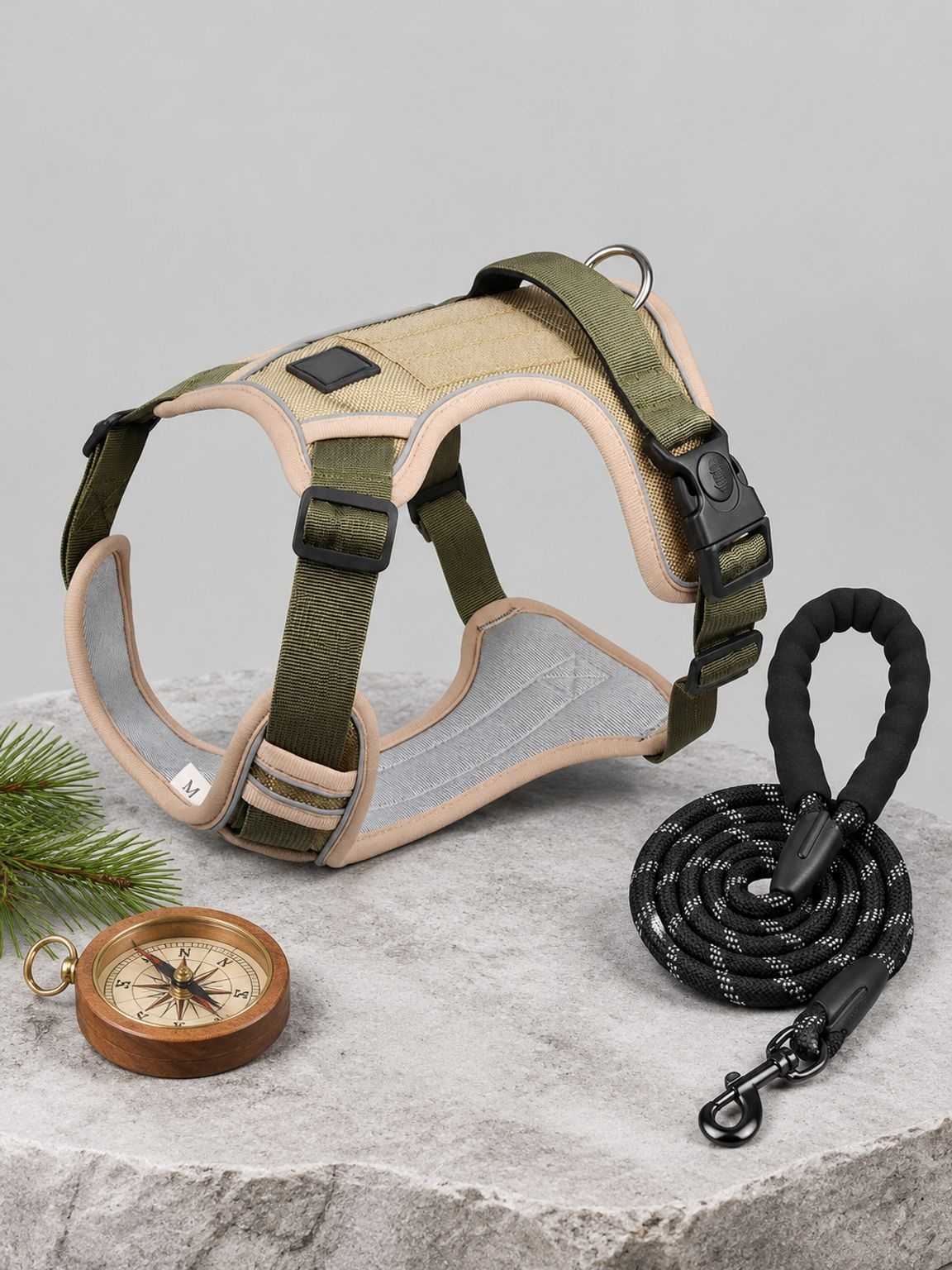 Reflexionsleine für große Hunde, robuste und reißfeste Hundeleine für Outdoor-Spaziergänge