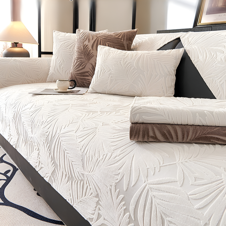 Autumn Winter Cream Jacquard Thickened Soft Nonslip Seat Cushion