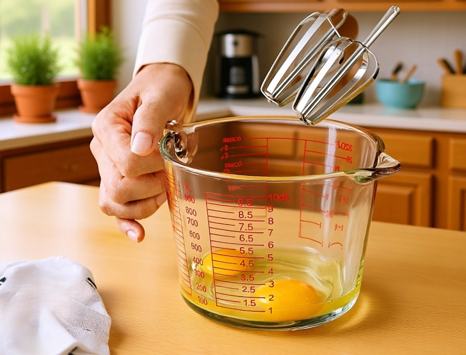 Versatile baking bowl suitable for all recipes