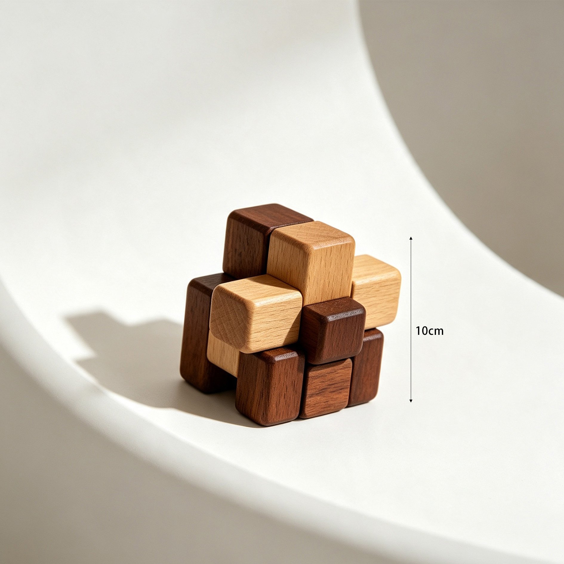 Unique small wooden ornament gift idea