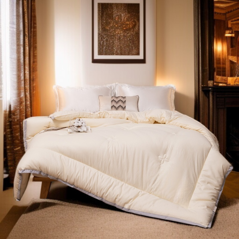 유아용 쭈리 소이불 항균 보온과 도톰한 겨울 피부 친화적인 순면 이불 봄가을 면 콩이불