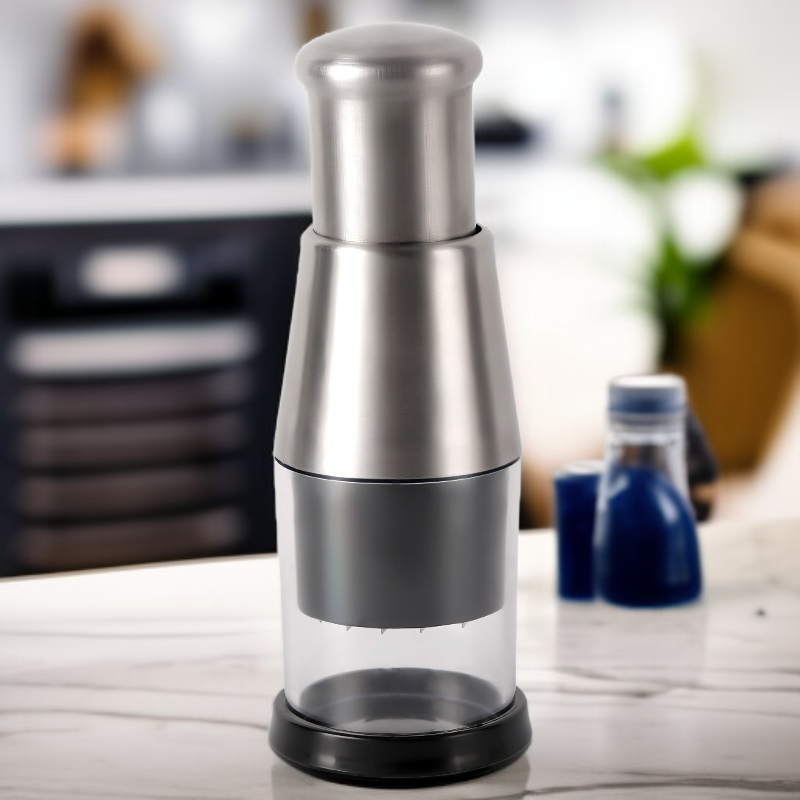 Cortador de ajo de acero inoxidable hecho a mano para cocina doméstica