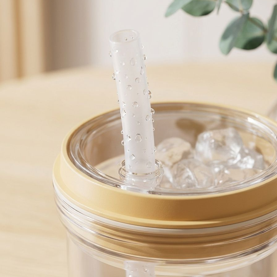 여름철 시원한 음료를 위한 아이스컵