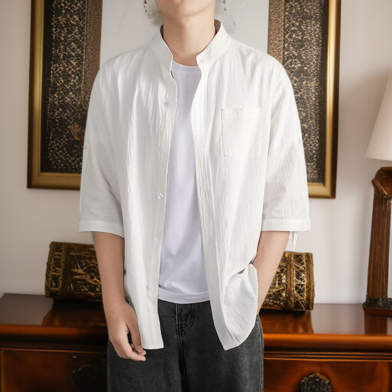 Shanlida Dia 남성 중국풍 가디건