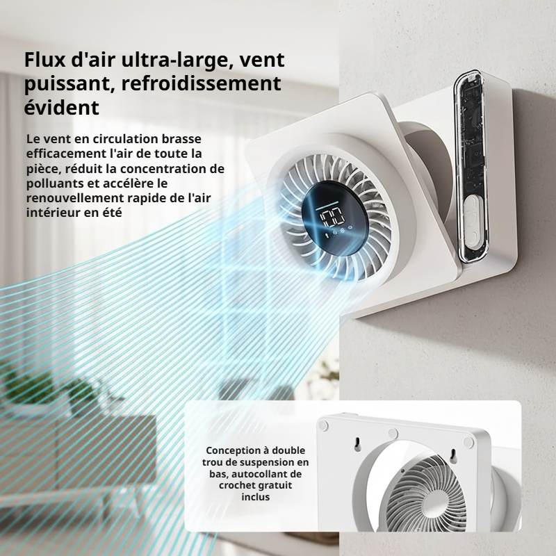 Ventilateur pliable silencieux à IA