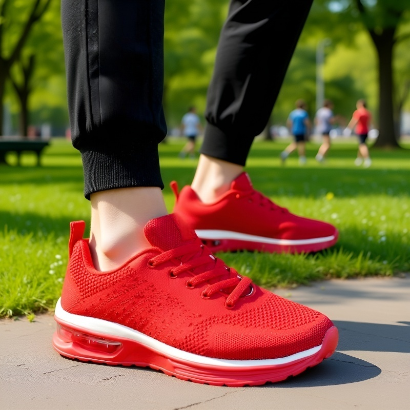 通気性抜群のスニーカーアッパー