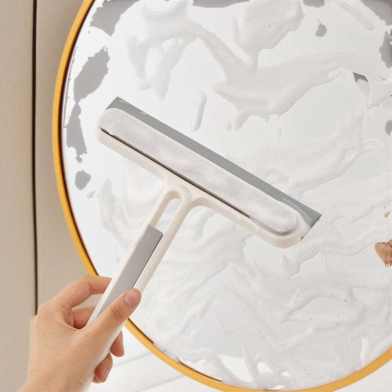 Household Silicone Sponge Handle Cleaning Brush, Wet & Dry Use