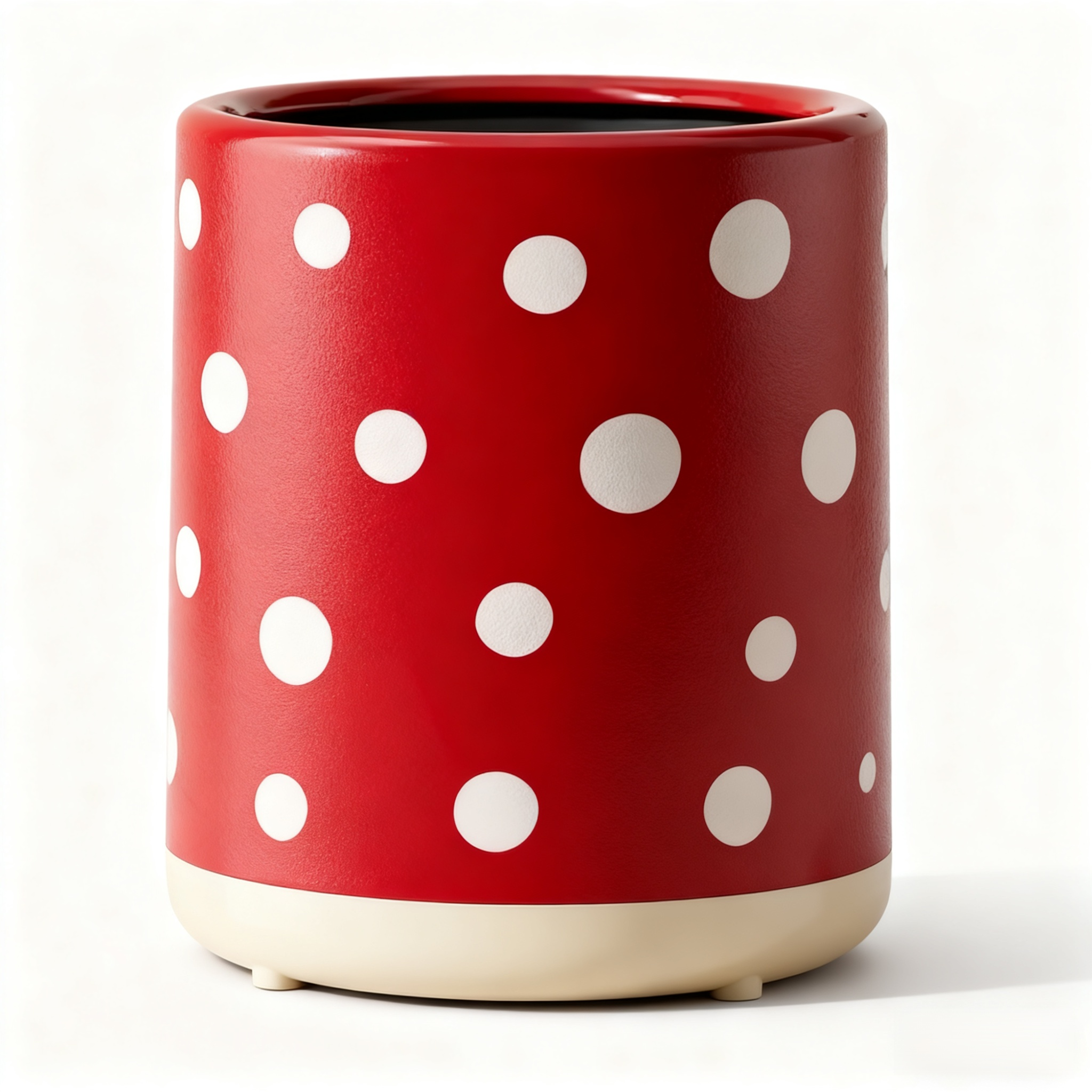 대용량의 고급 대형 사이즈 물방울무늬 가정용 쓰레기통