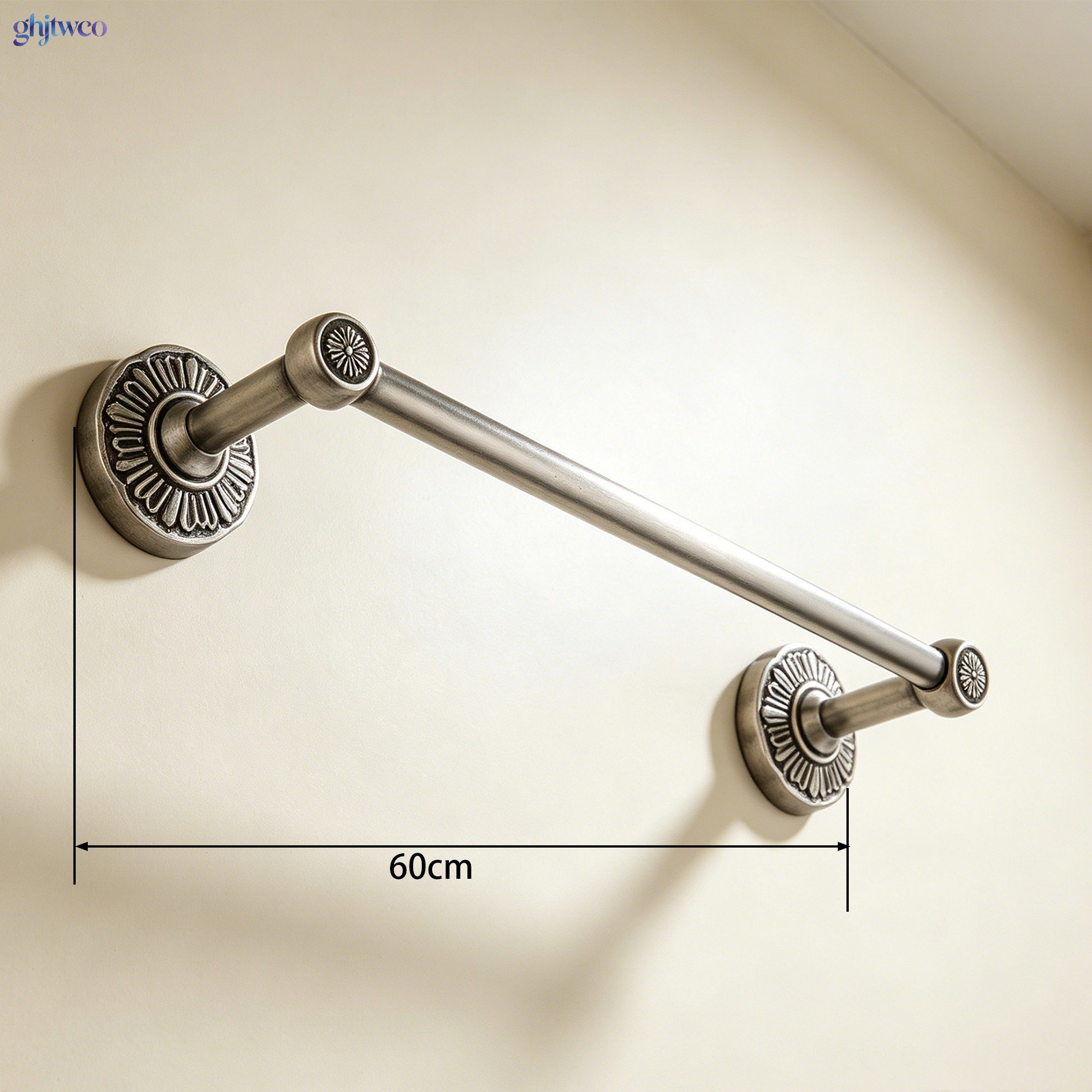Modern space-saving towel rack design