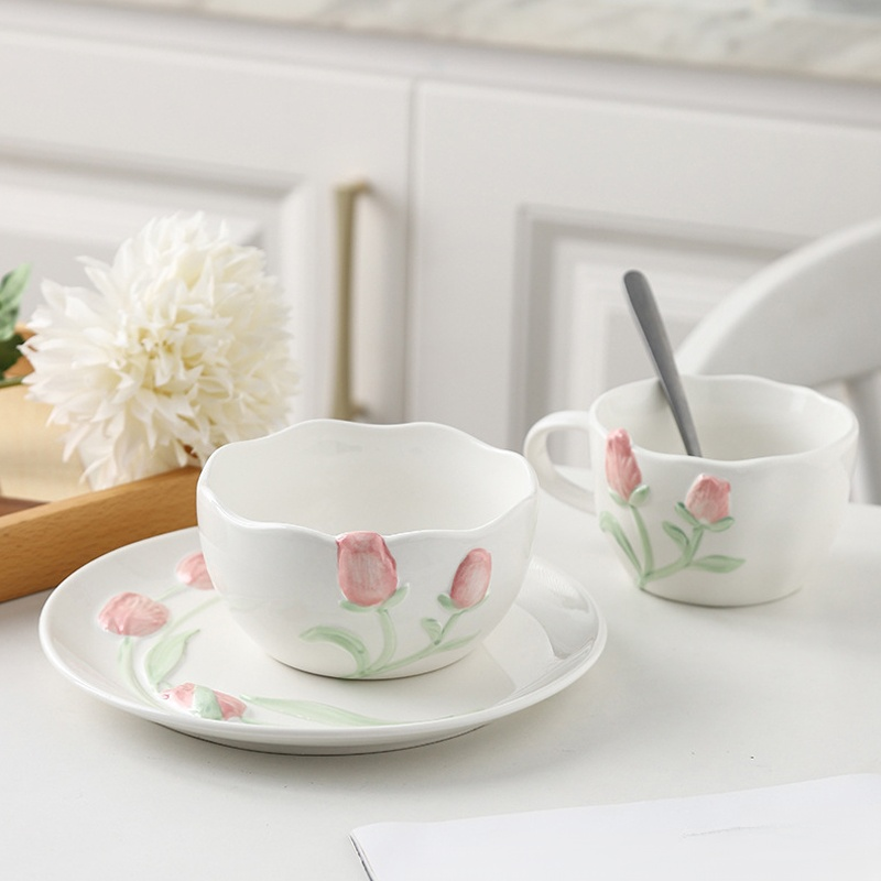 白色琺瑯碗盤套組