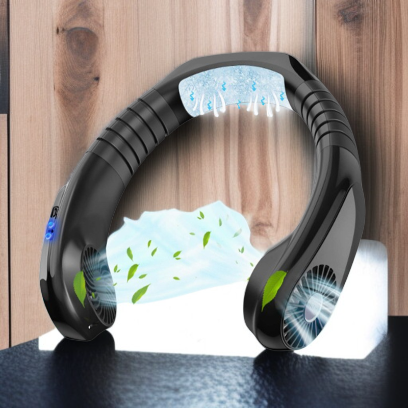 พัดลมแบบคล้องคอพกพา