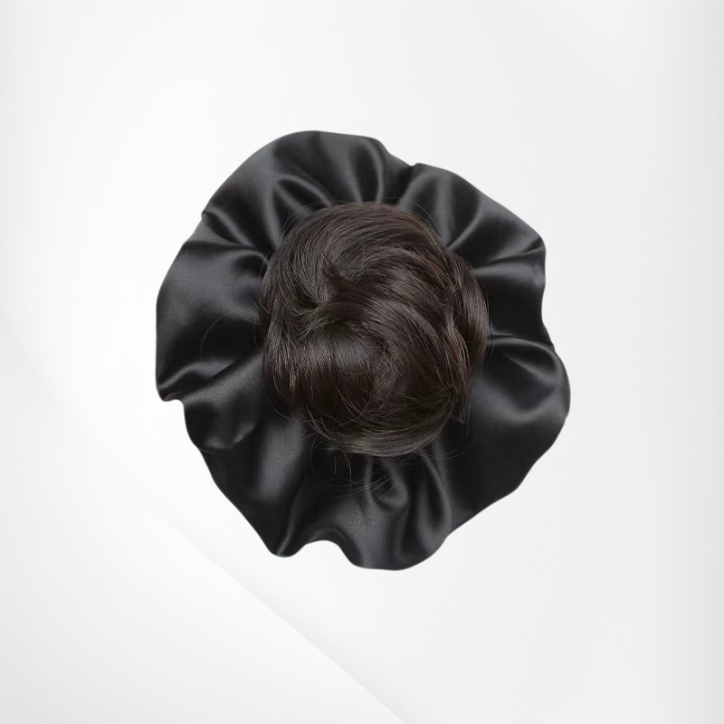 仿真髮慵懶風韓系發圈盤發神器頭