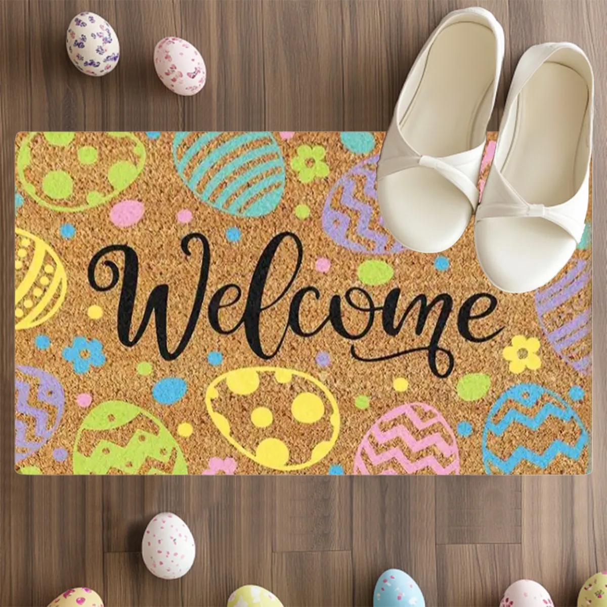 兔子矽藻土地墊 吸水防滑浴室門墊