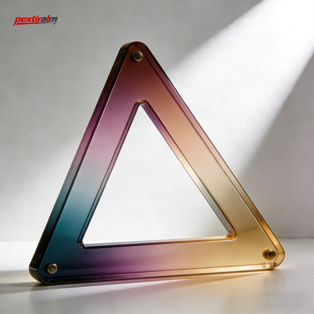 ขาตั้งเตือนฉุกเฉินสามเหลี่ยมสะท้อนแสง