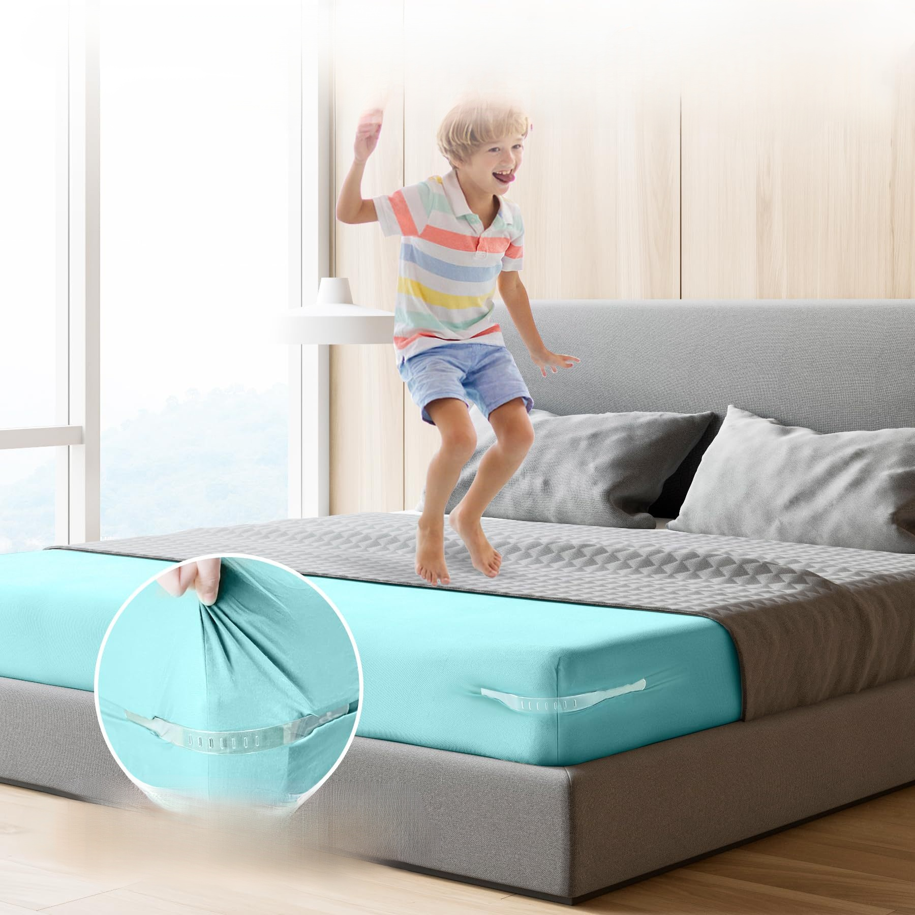 Invisible Bed Sheet Fasteners