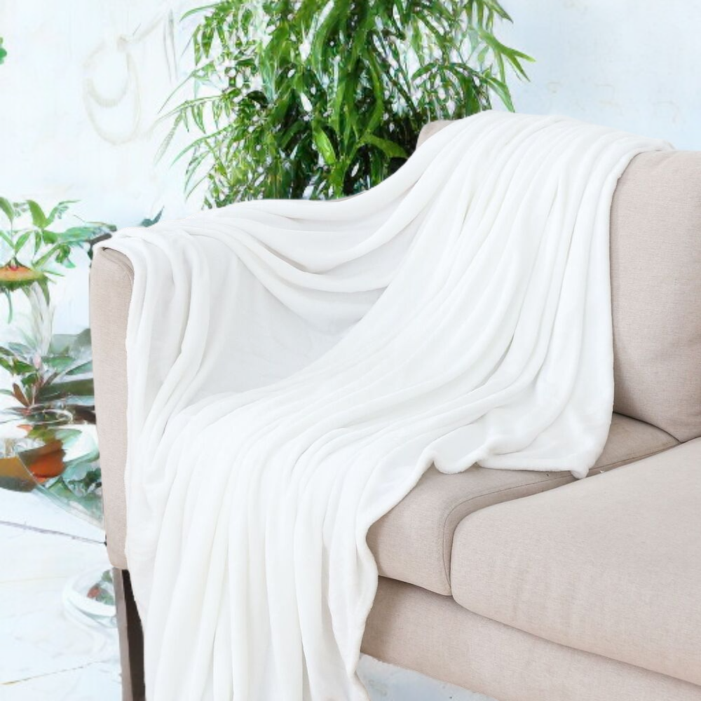 코랄 플리스 에어컨 담요