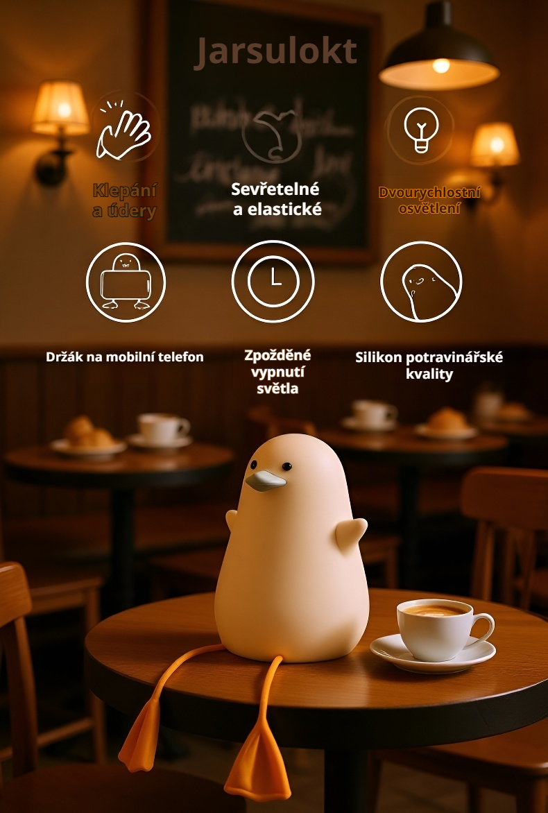 Noční světlo kachňátko pro děti i dospělé