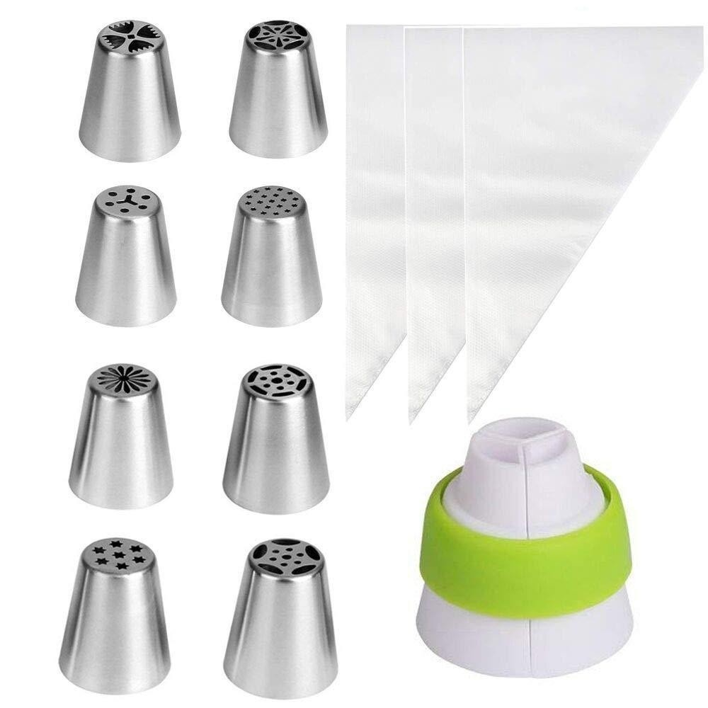 Piping nozzle and butter piping tool set 