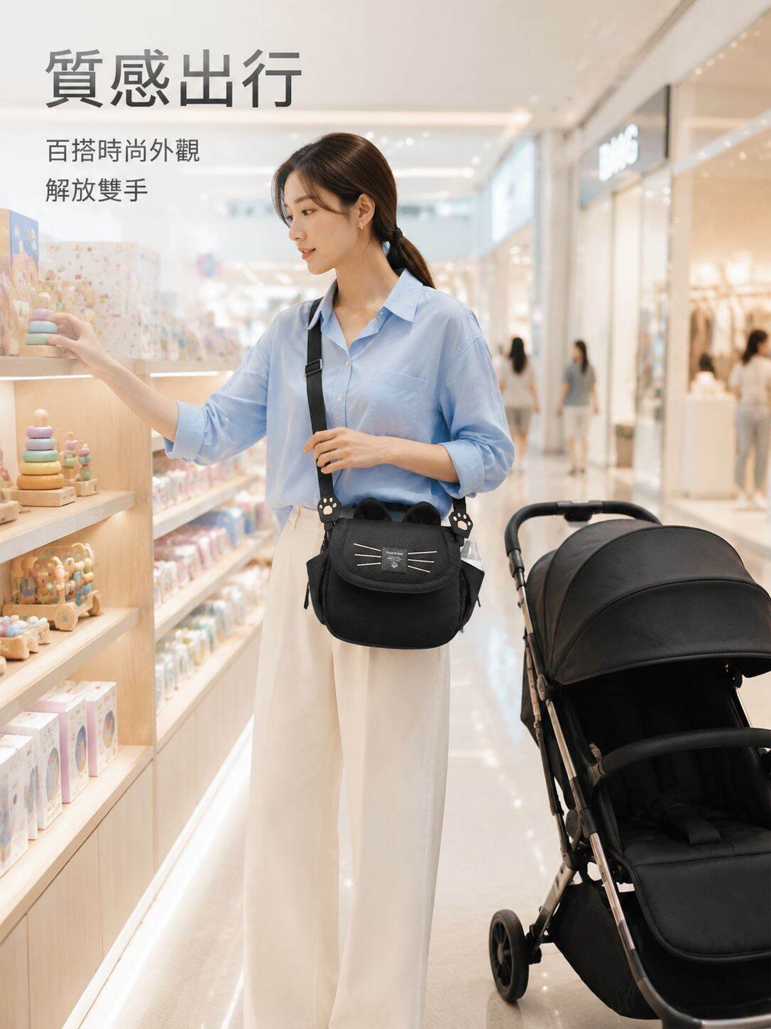 媽媽專用嬰兒車收納包