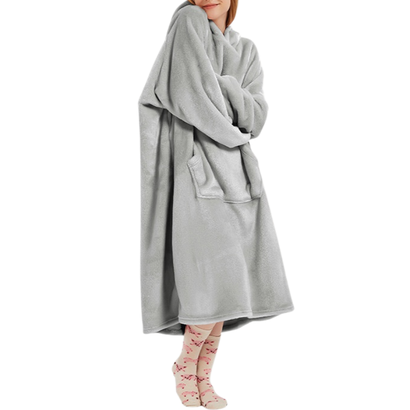 雙面法蘭絨睡袍